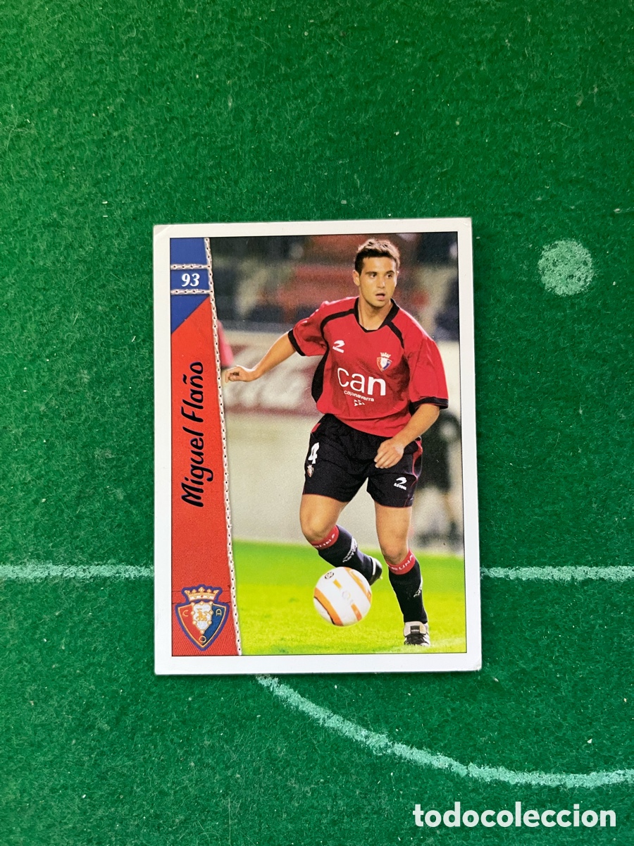 Cromos de f&uacute;tbol: 93 MIGUEL FLA&Ntilde;O OSASUNA LAS FICHAS DE LA LIGA 2006 2007 MUNDICROMO