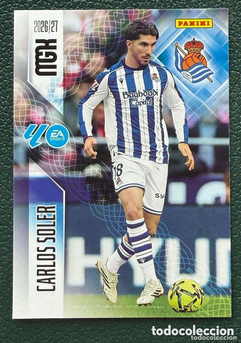 Cromos de f&uacute;tbol: 319 CARLOS SOLER REAL SOCIEDAD FICHAS ALBUM MEGACRACKS 2026 2027 MGK 26 27