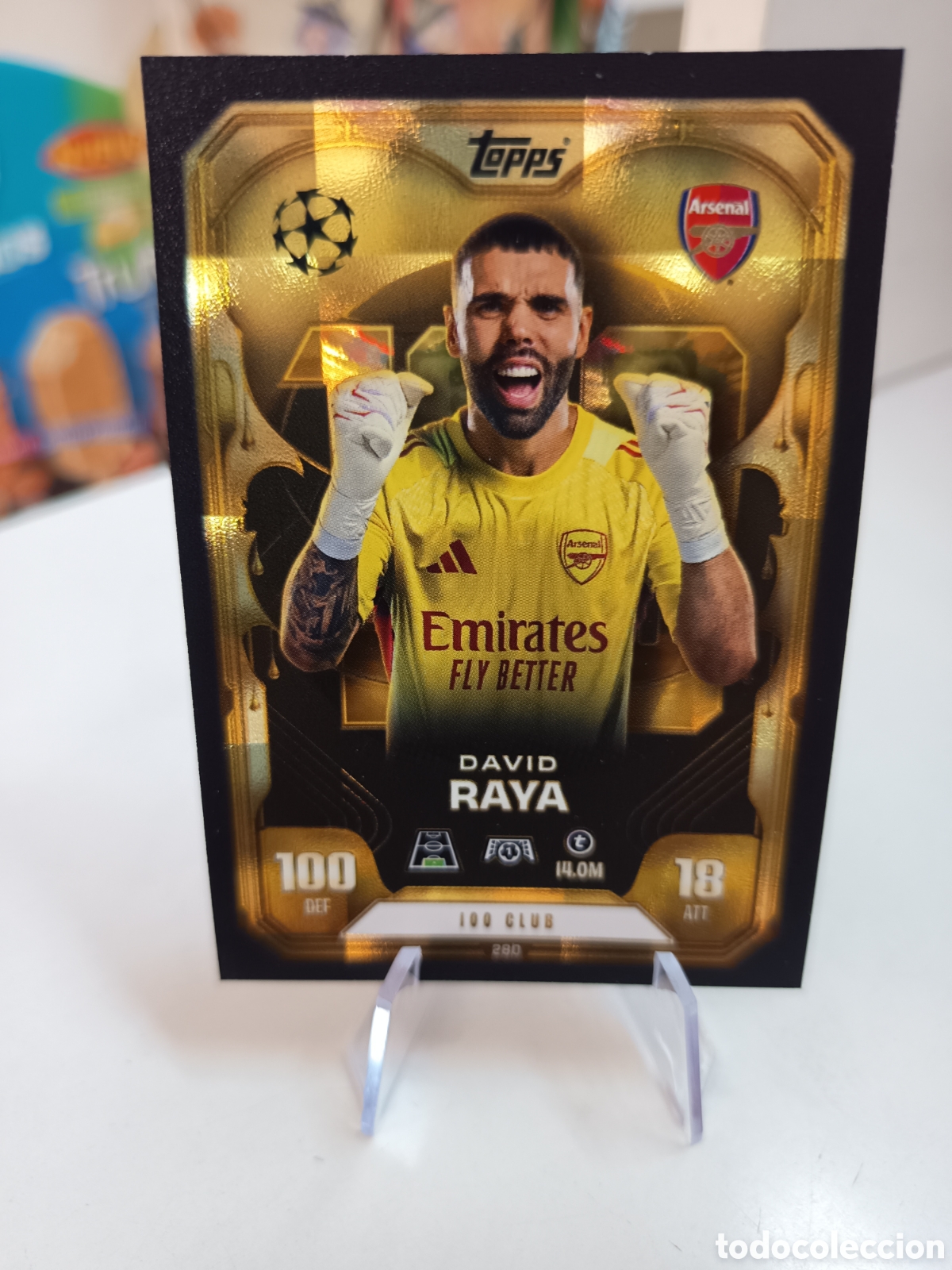 Cromos de f&uacute;tbol: 100 CLUB RAYA 280 MATCH ATTAX EXTRA 2025 2026