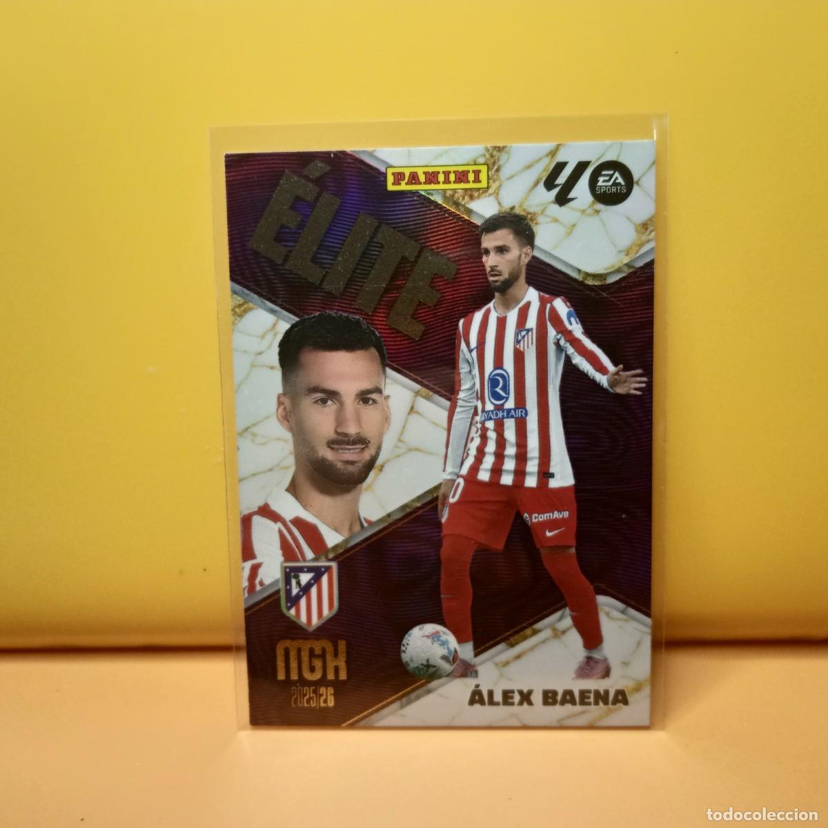 Cromos de f&uacute;tbol: MEGACRACKS 2025 2026 25 26 (&Eacute;LITE) ATL&Eacute;TICO DE MADRID &Aacute;LEX BAENA 506 3&ordf; EDICI&Oacute;N