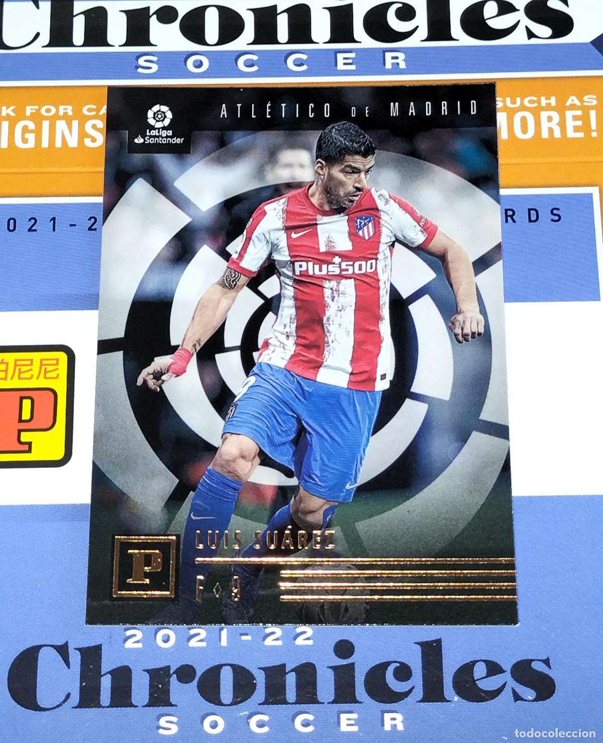 Football Stickers: N&ordm; 21 LUIS SUAREZ ATLETICO DE MADRID CARD CHRONICLES LA LIGA SOCCER 2021 2022 21 22 PANINI