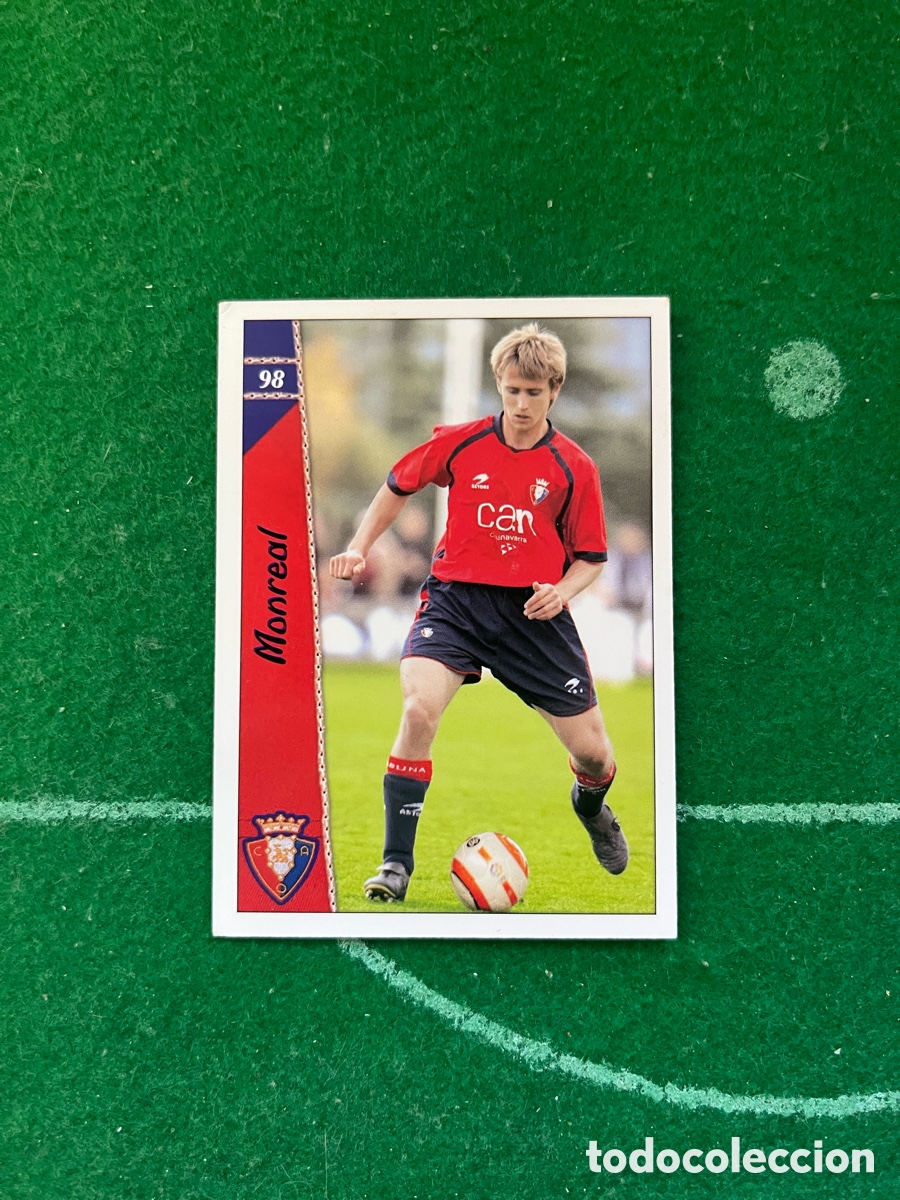Football Stickers: 98 MONREAL OSASUNA LAS FICHAS DE LA LIGA 2006 2007 MUNDICROMO
