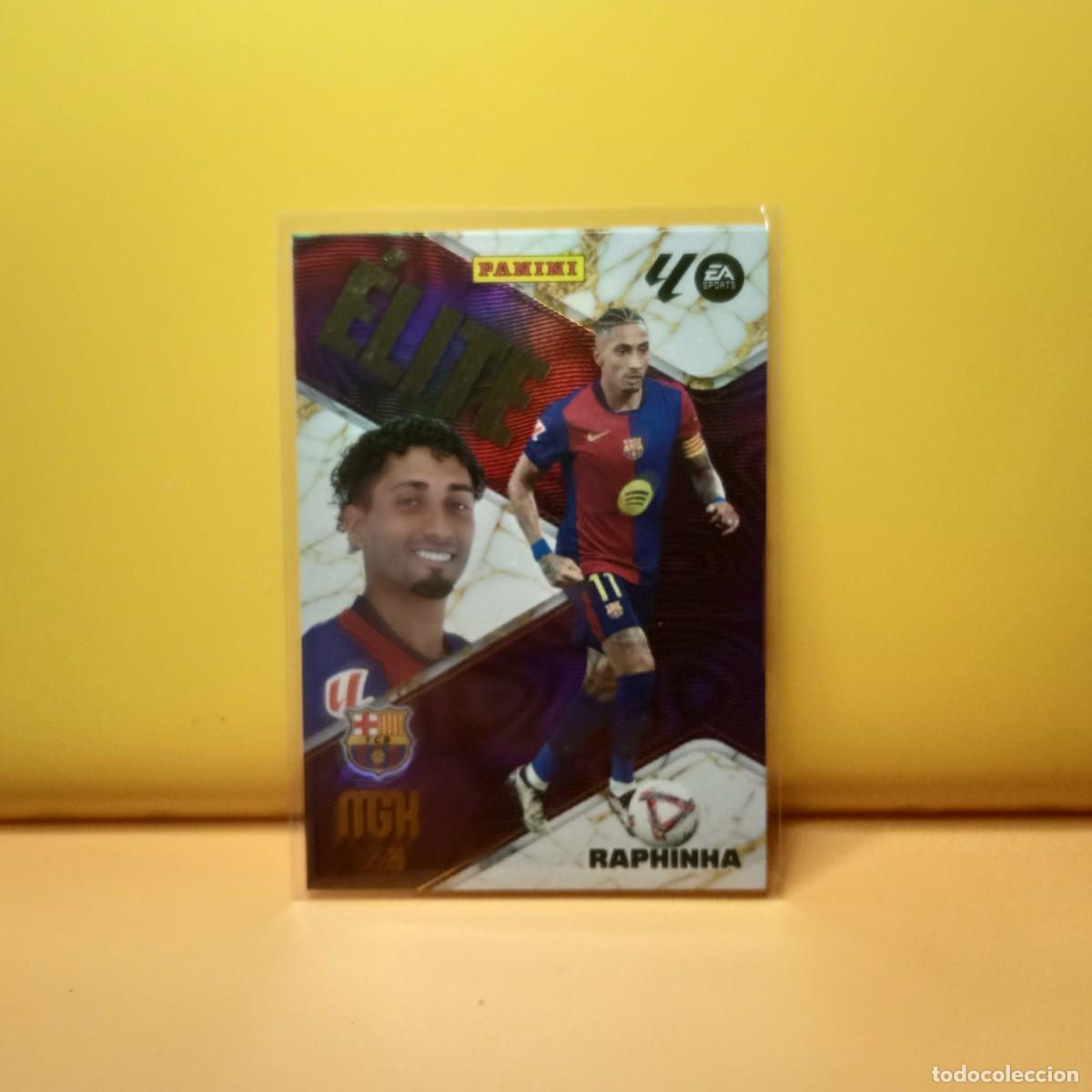 Football Stickers: MEGACRACKS 2025 2026 25 26 (&Eacute;LITE) F.C BAQRCELONA RAPHINHA 16