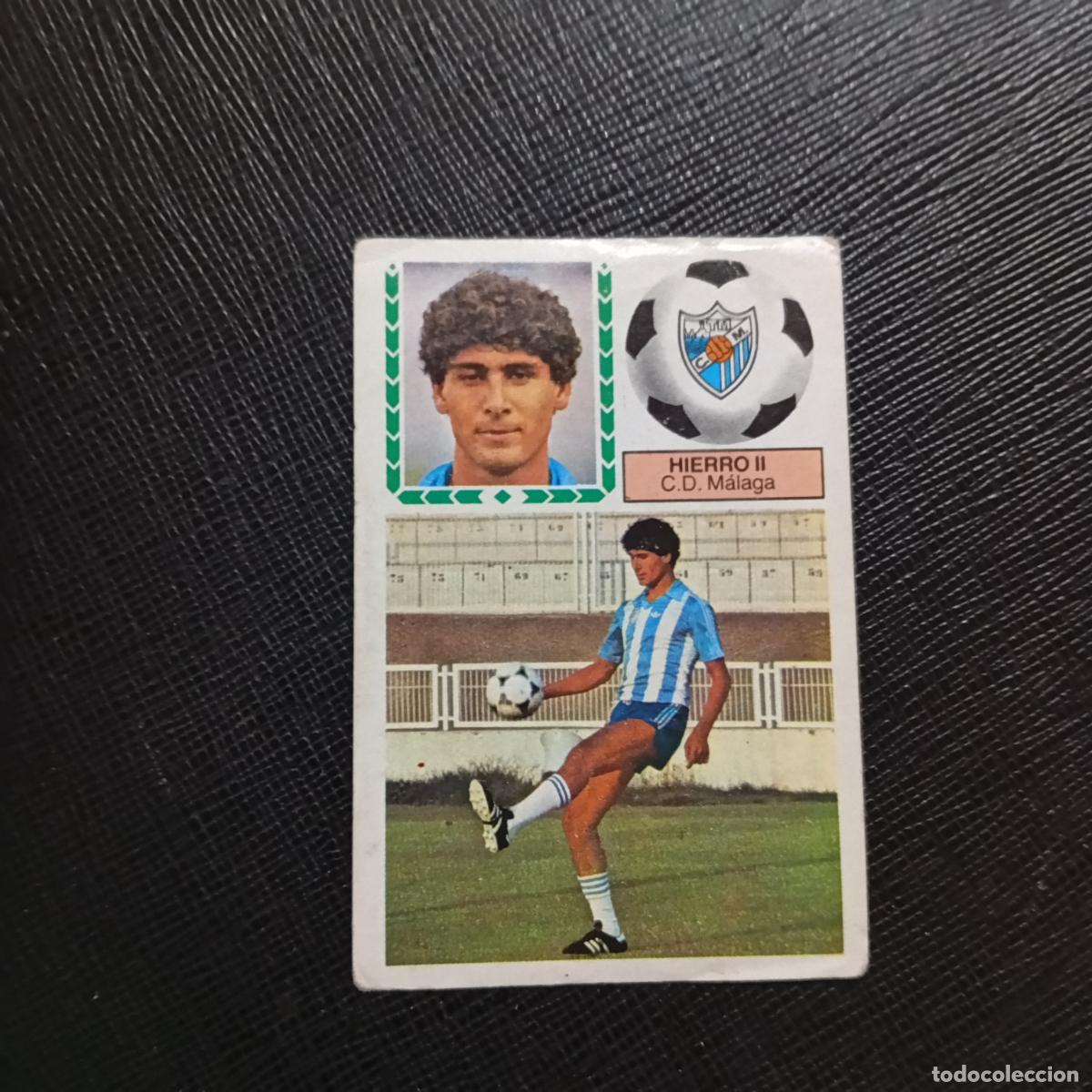 Football Stickers: HIERRO II MALAGA ESTE 1983 1984 CROMO 83 84 FUTBOL - SIN PEGAR - A91 PG3 COLOCA