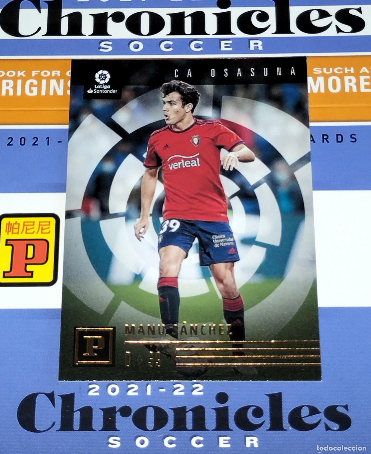 Football Stickers: N&ordm; 22 MANU SANCHEZ OSASUNA CARD CHRONICLES LA LIGA SOCCER 2021 2022 21 22 PANINI