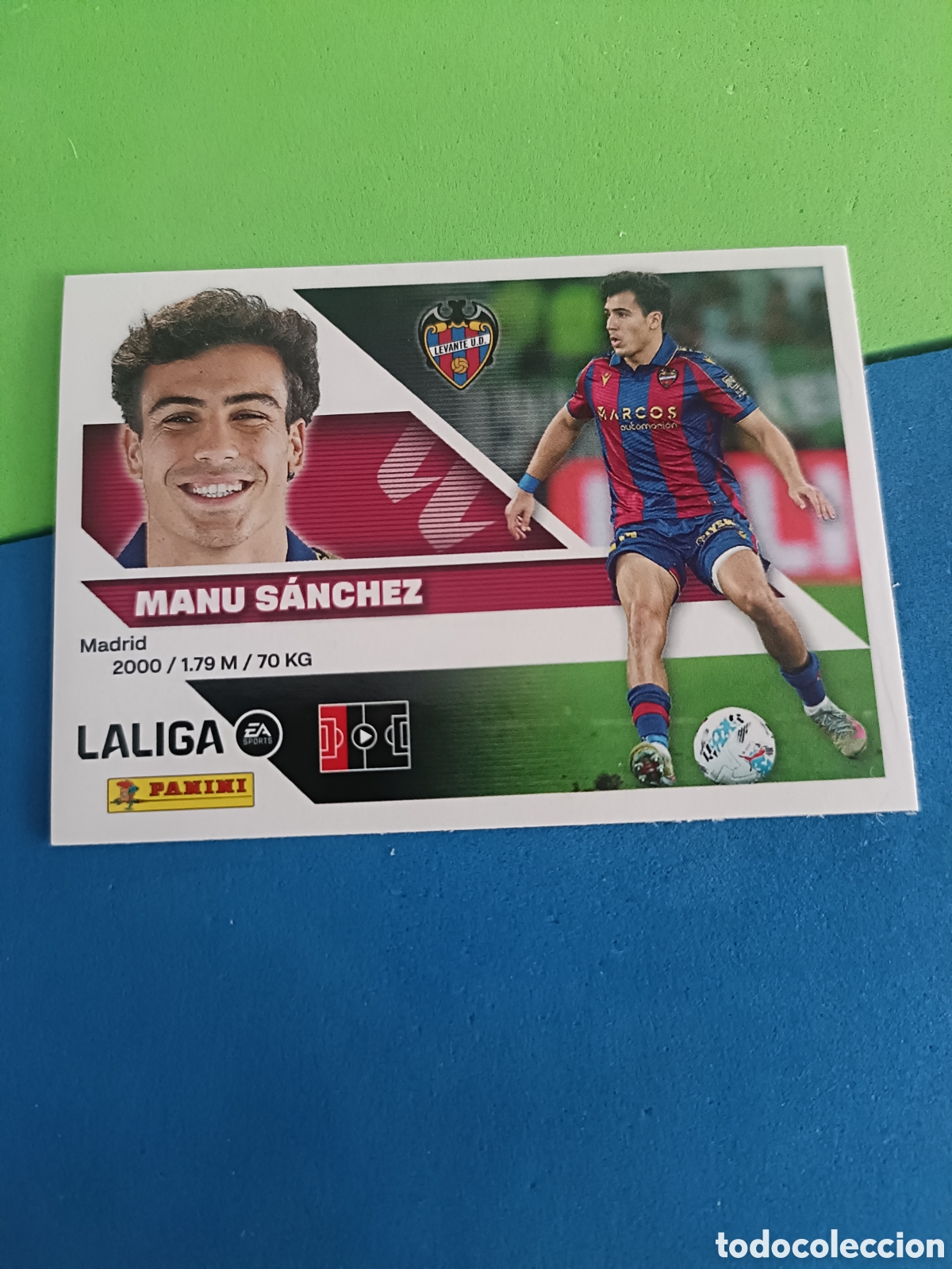 Football Stickers: Panini cromos stickers Liga este 2026 2027 26 27 - Levante 9 Manu S&aacute;nchez