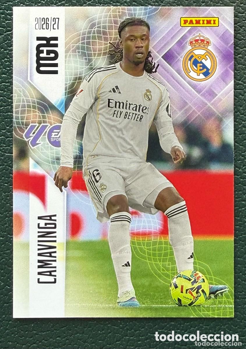 Football Stickers: 227 CAMAVINGA REAL MADRID FICHAS ALBUM MEGACRACKS 2026 2027 MGK 26 27