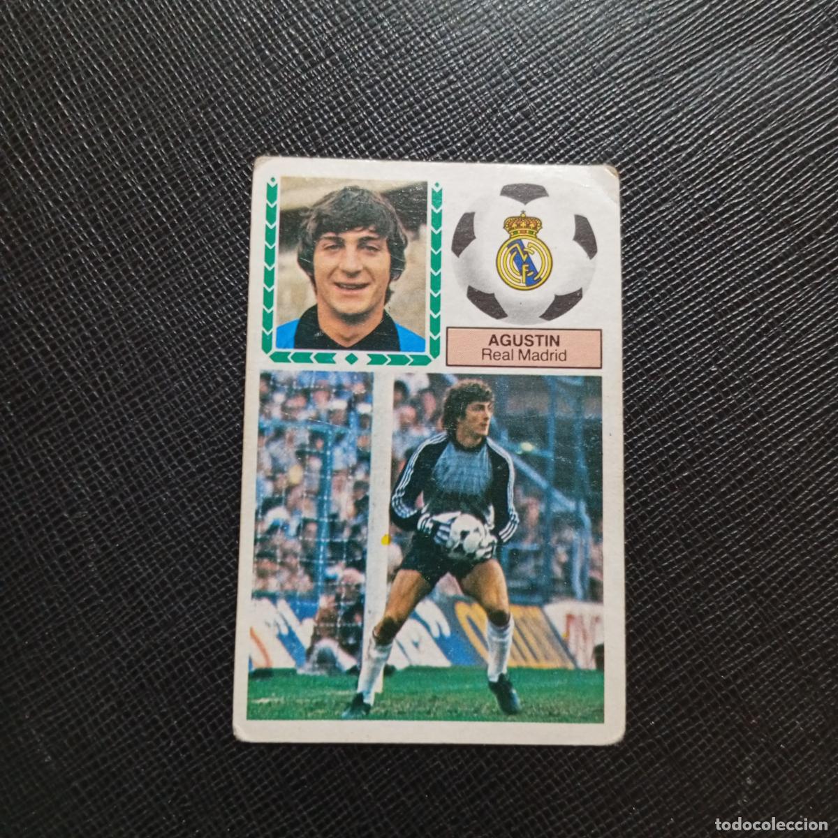 Cartes &agrave; collectionner de Football: AGUSTIN REAL MADRID ESTE 1983 1984 CROMO 83 84 FUTBOL - SIN PEGAR - A91 PG4