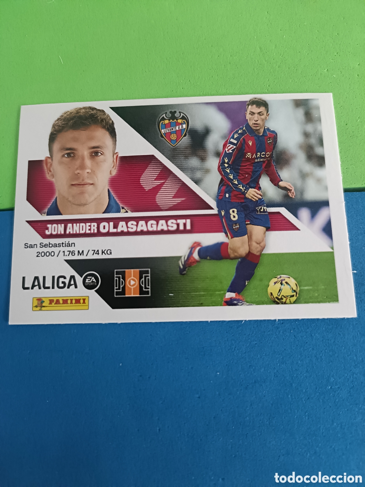 Cartes &agrave; collectionner de Football: Panini cromos stickers Liga este 2026 2027 26 27 - Levante 12 Olasagasti