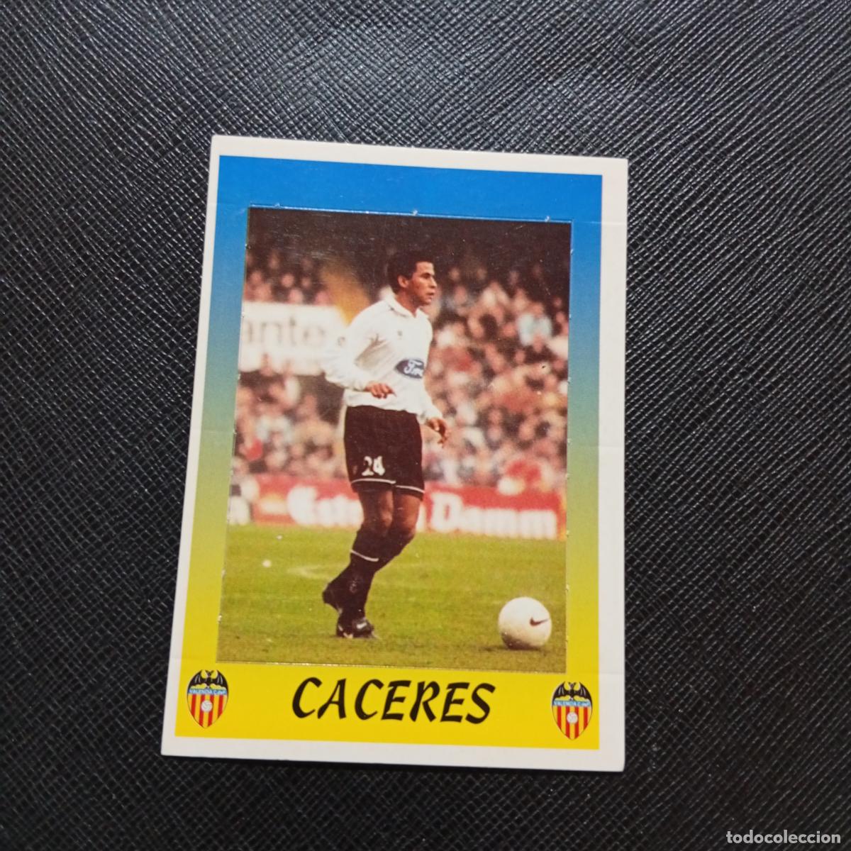 Cromos de f&uacute;tbol: 132 CACERES VALENCIA PANINI 1997 1998 CROMO 97 98 FUTBOL - SIN PEGAR - A91 PG4