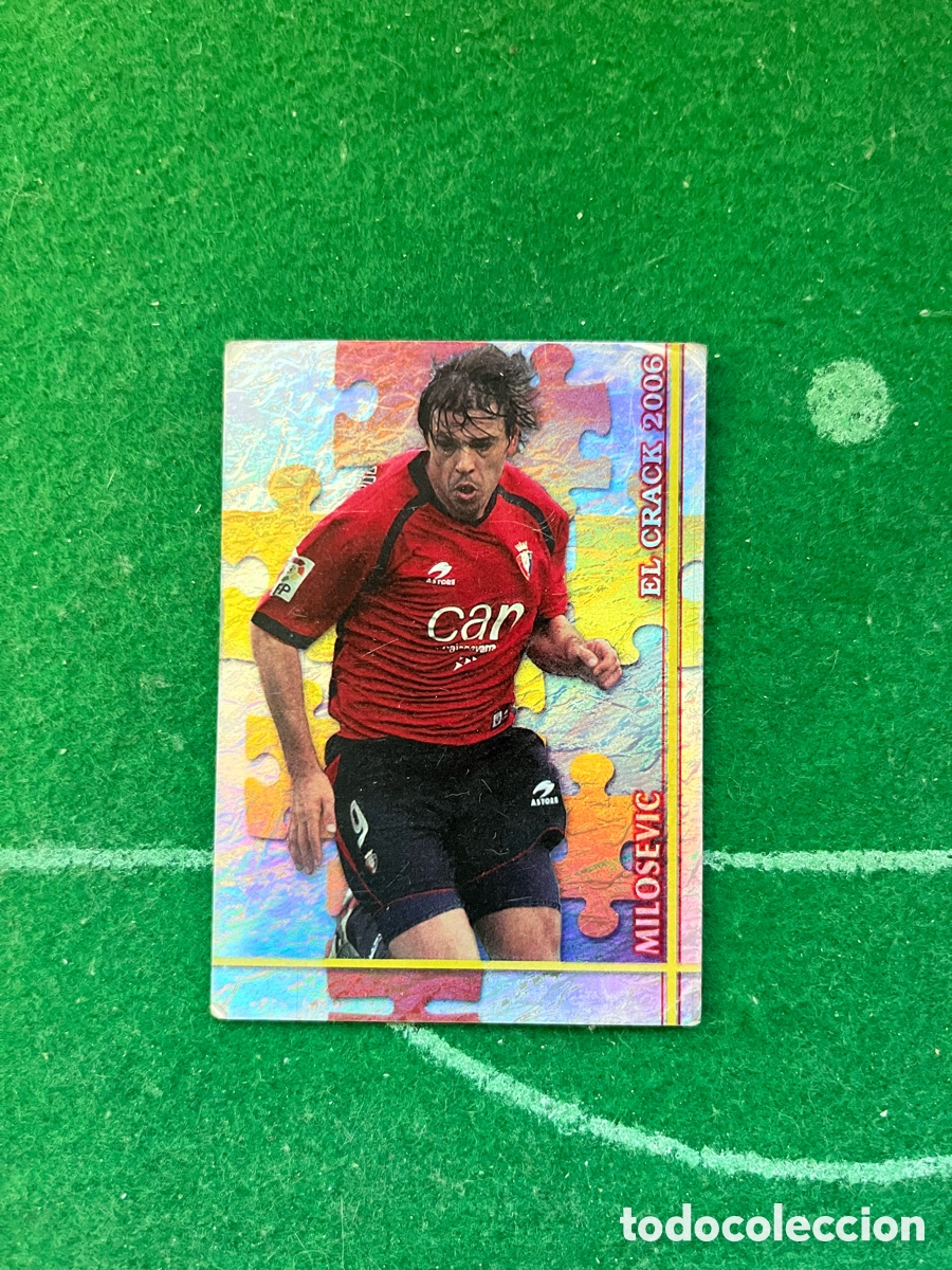 Cromos de f&uacute;tbol: 106 MILOSEVIC OSASUNA LAS FICHAS DE LA LIGA 2006 2007 MUNDICROMO EL CRACK 2006