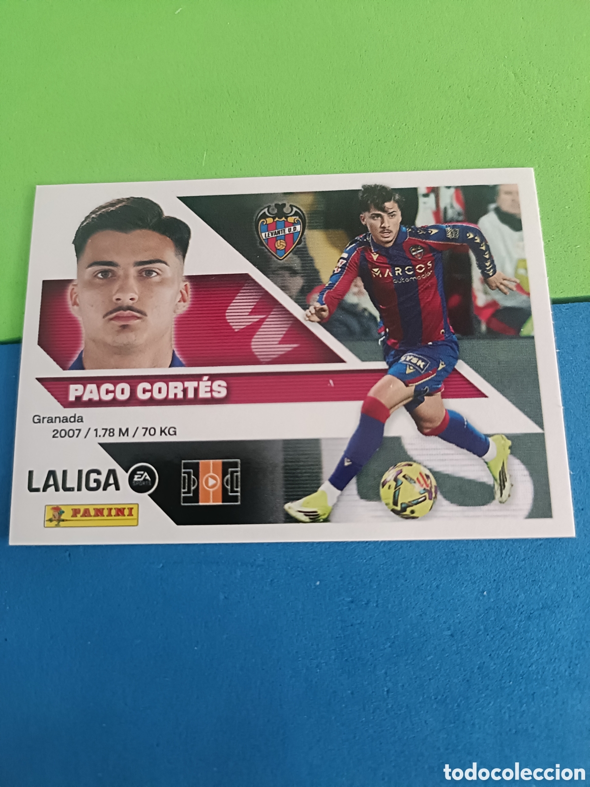 Cromos de f&uacute;tbol: Panini cromos stickers Liga este 2026 2027 26 27 - Levante 14 B Paco Cort&eacute;s