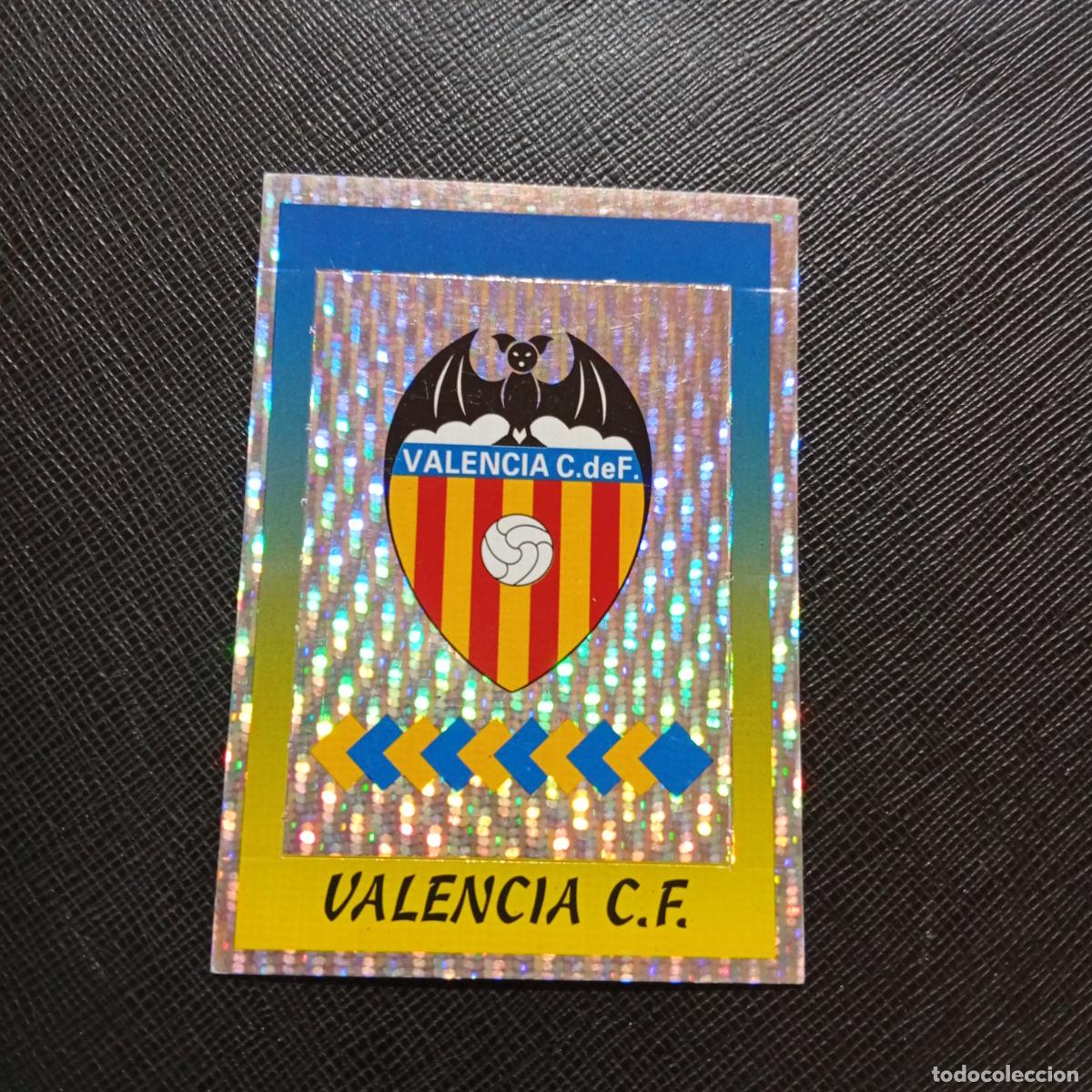Cromos de f&uacute;tbol: 1 ESCUDO VALENCIA PANINI 1997 1998 CROMO 97 98 FUTBOL - SIN PEGAR - A91 PG4