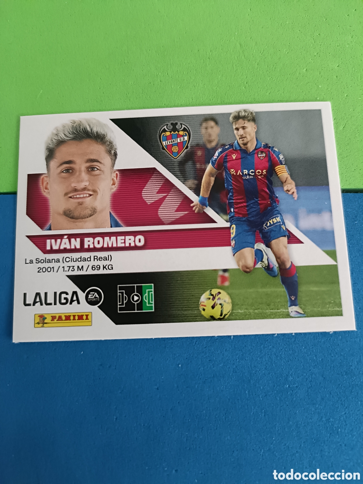 Cromos de f&uacute;tbol: Panini cromos stickers Liga este 2026 2027 26 27 - Levante 18 Carlos Romero