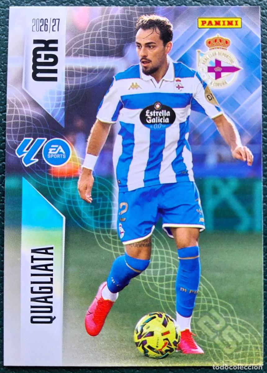Cromos de f&uacute;tbol: 135 QUAGLIATA DEPORTIVO DE LA CORU&Ntilde;A FICHAS ALBUM MEGACRACKS 2026 2027 MGK 26 27