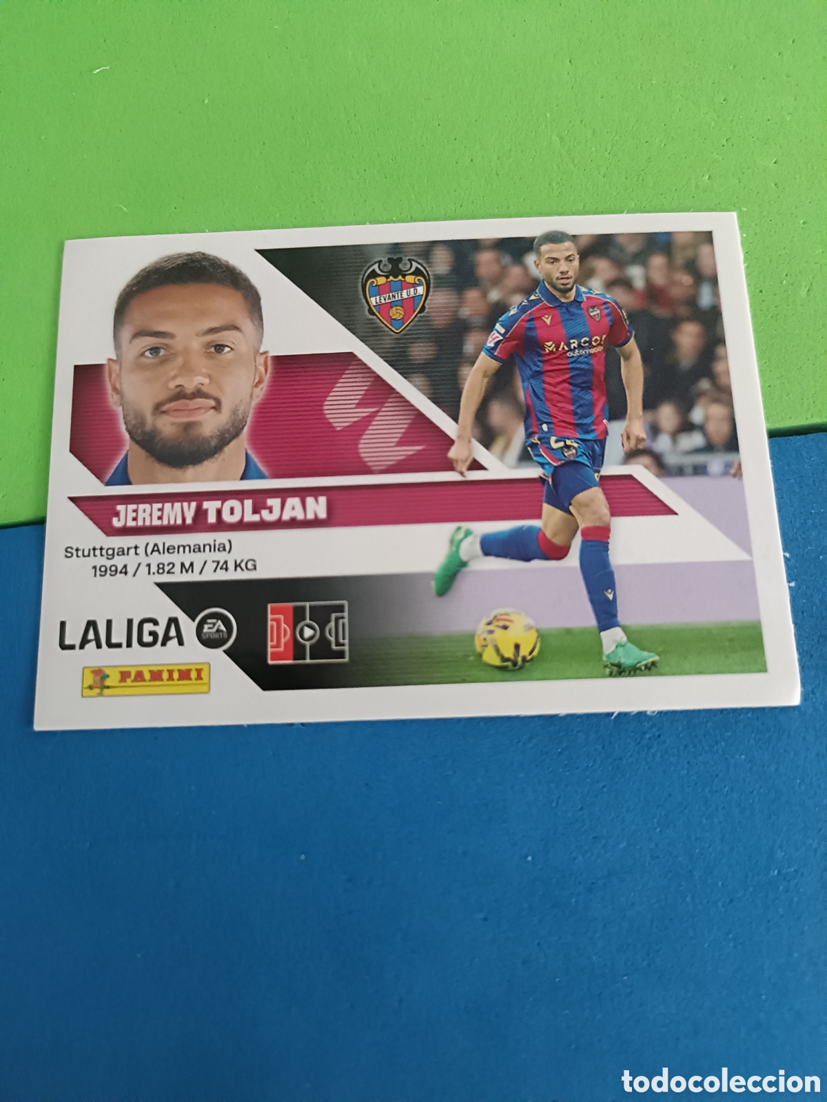 Cromos de f&uacute;tbol: Panini cromos stickers Liga este 2026 2027 26 27 - Levante 5 Toljan