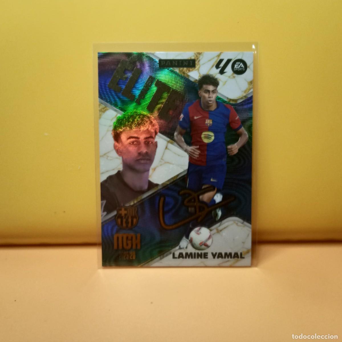 Cromos de f&uacute;tbol: MEGACRACKS 2025 2026 25 26 (&Eacute;LITE POWER) F.C BARCELONA LAMINE YAMAL P 9