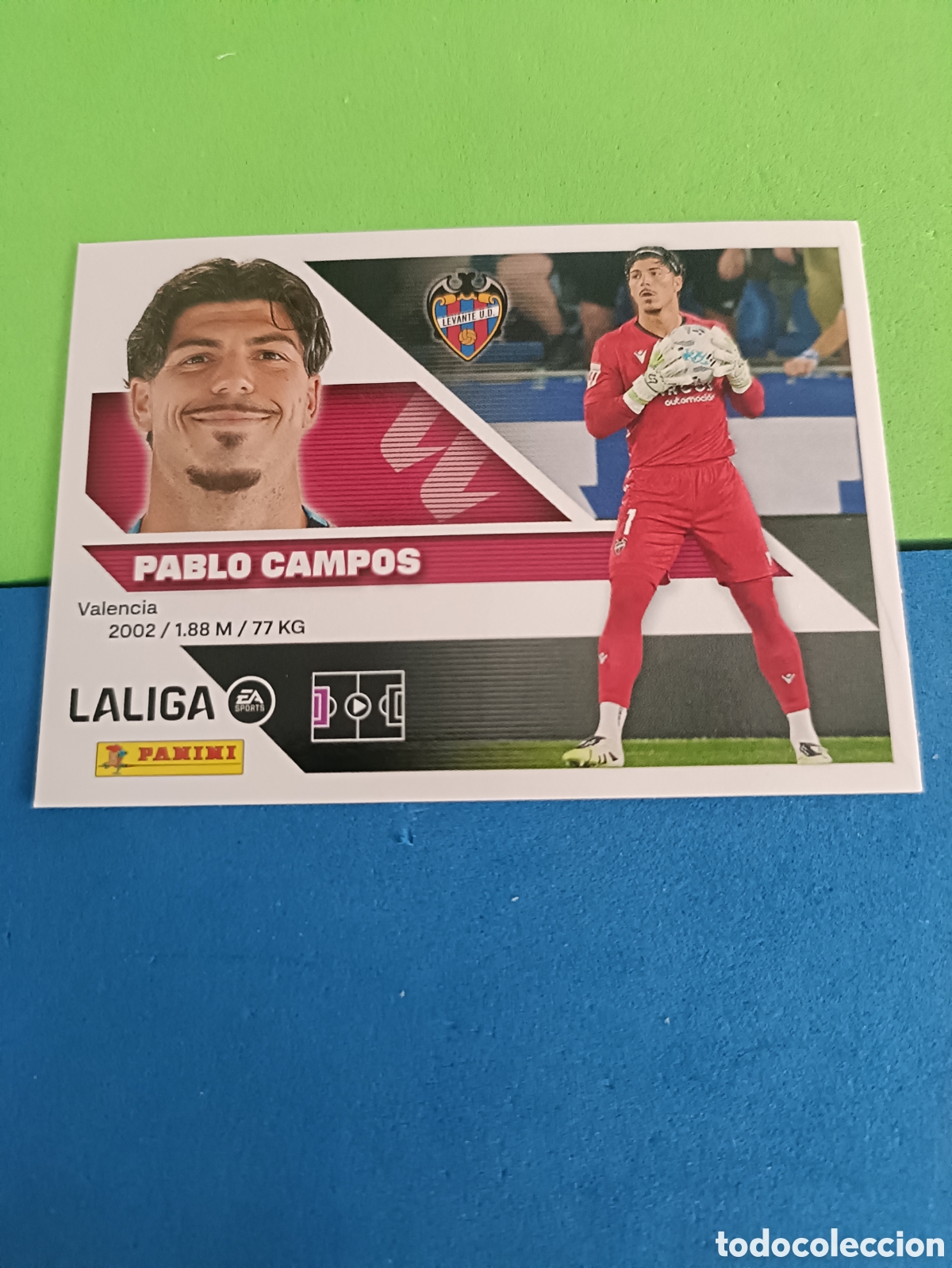 Cromos de f&uacute;tbol: Panini cromos stickers Liga este 2026 2027 26 27 - Levante 4 Pablo Campos