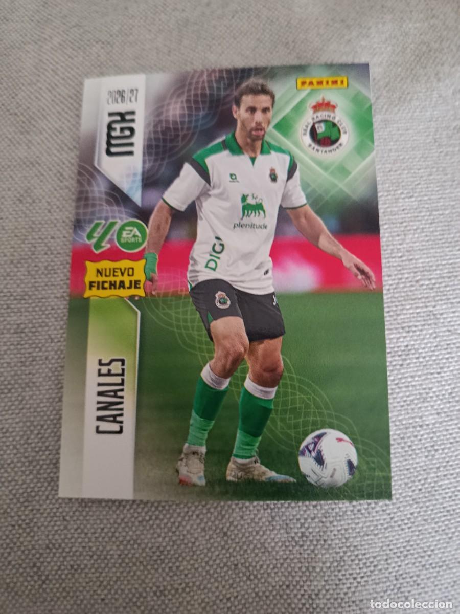 Cromos de f&uacute;tbol: Megacracks 26/27. 460- Canales. Racing. Nuevo fichaje.