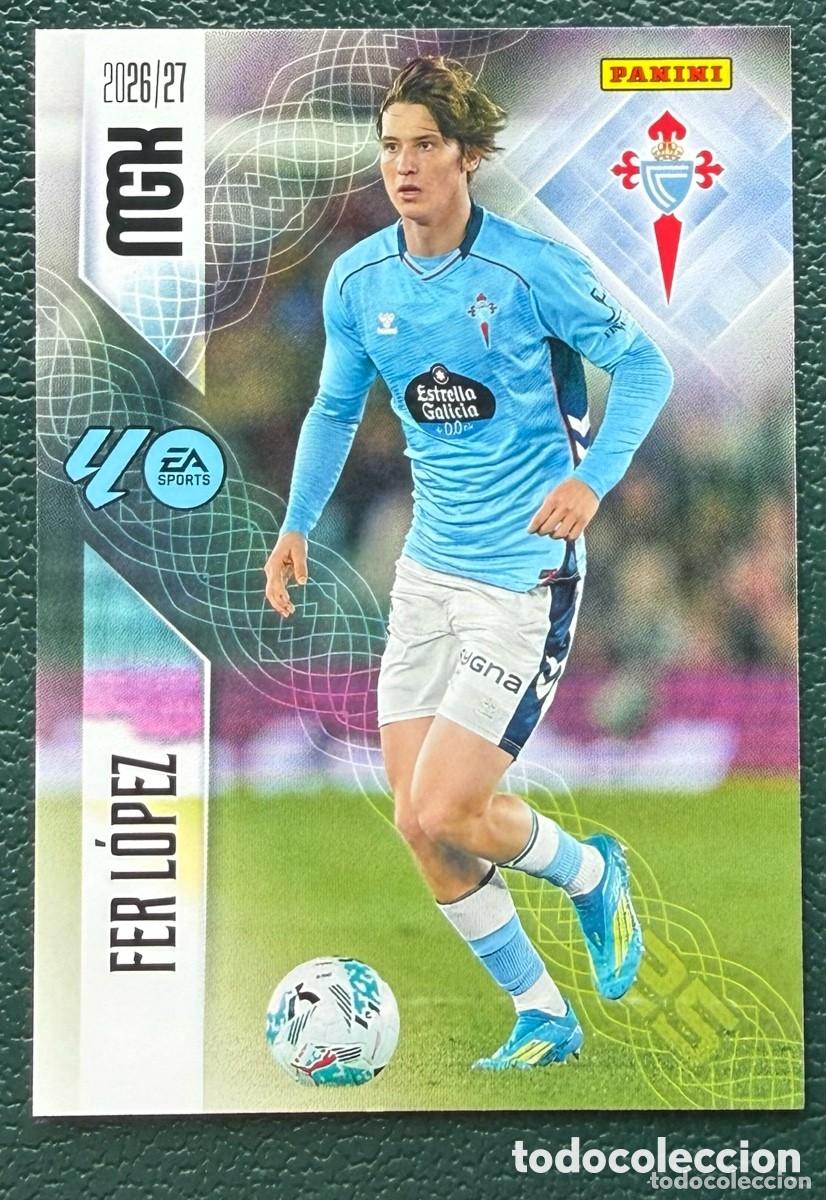 Cromos de f&uacute;tbol: 121 FER LOPEZ CELTA DE VIGO FICHAS ALBUM MEGACRACKS 2026 2027 MGK 26 27