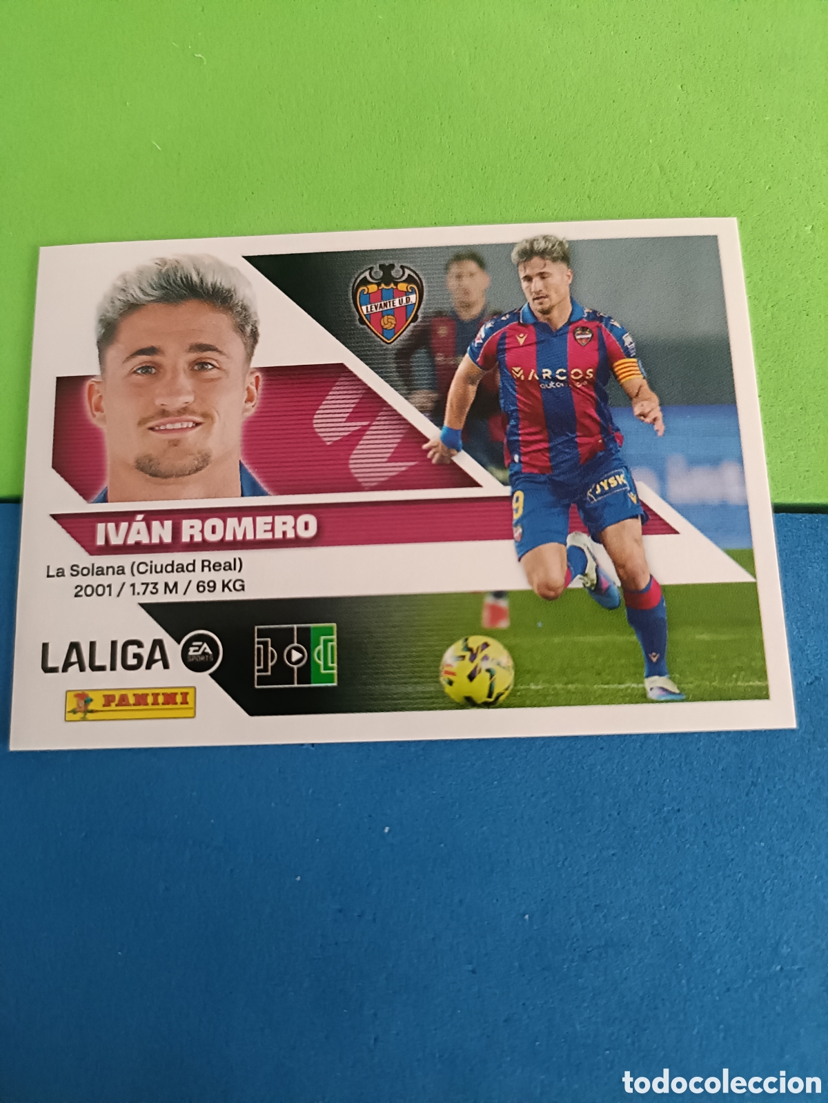 Cromos de f&uacute;tbol: Panini cromos stickers Liga este 2026 2027 26 27 - Levante 18 Iv&aacute;n Romero