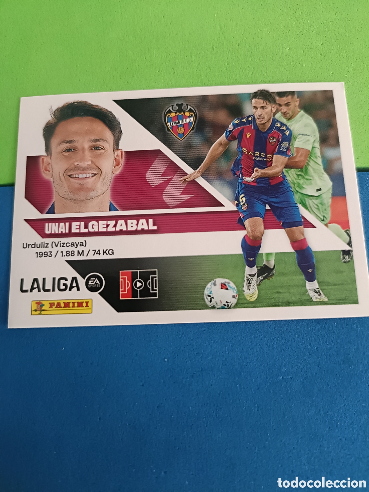 Cromos de f&uacute;tbol: Panini cromos stickers Liga este 2026 2027 26 27 - Levante 6 Elgezabal