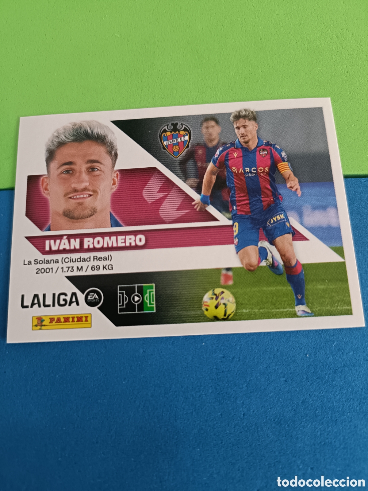 Cromos de f&uacute;tbol: Panini cromos stickers Liga este 2026 2027 26 27 - Levante 18 Iv&aacute;n Romero