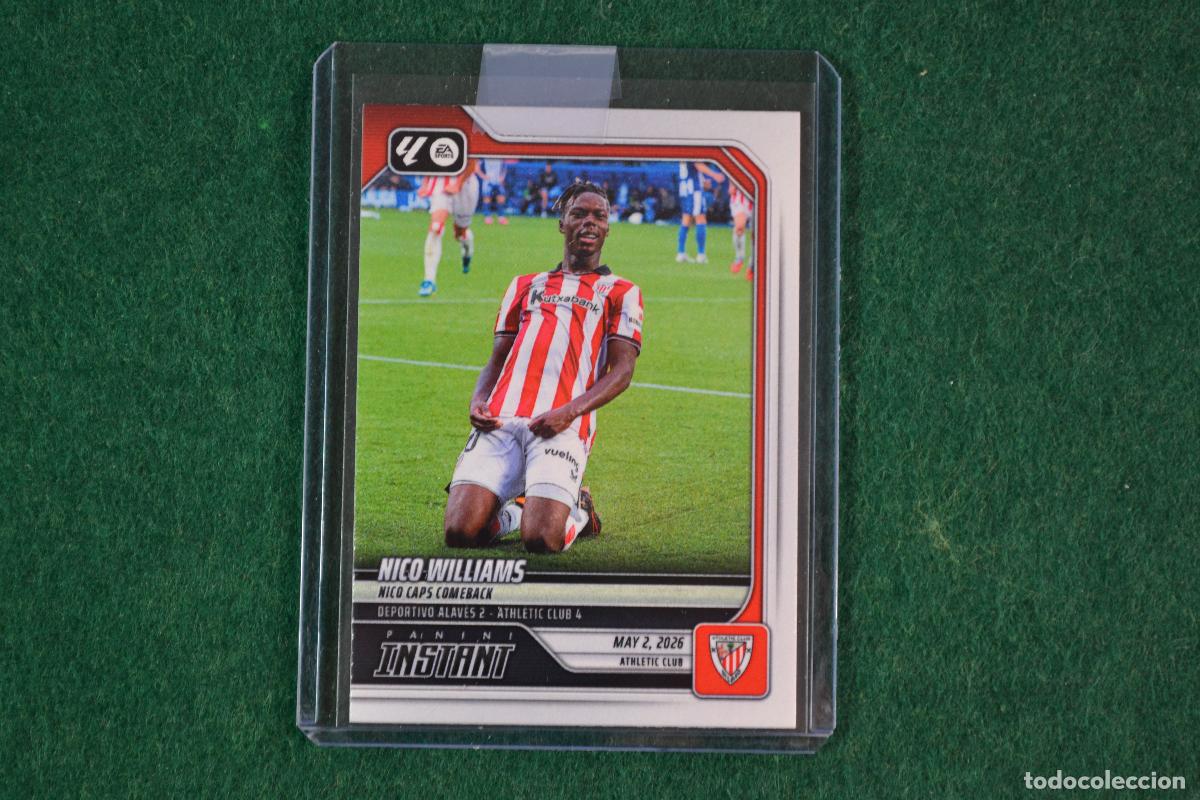 Cromos de f&uacute;tbol: PANINI INSTANT LA LIGA 2025-26 - 3 NICO WILLIAMS (ATHLETIC DE BILBAO) NUMERADA /100