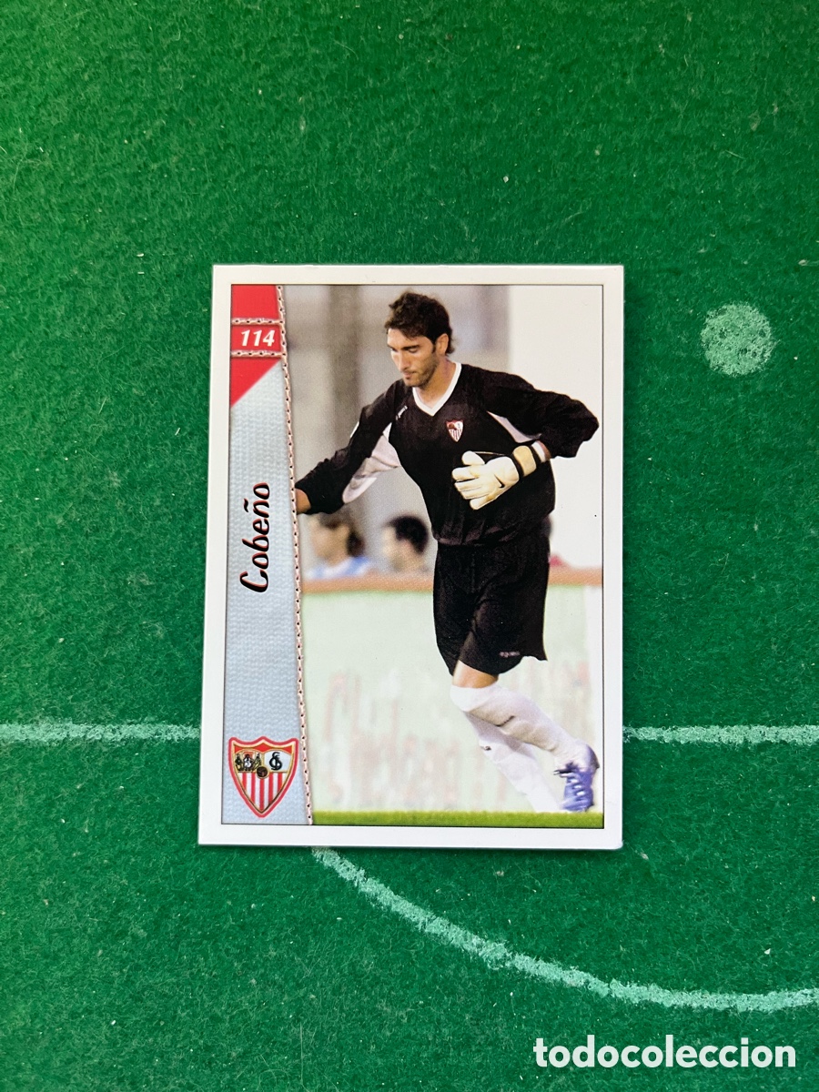 Cromos de f&uacute;tbol: 114 COBE&Ntilde;O SEVILLA LAS FICHAS DE LA LIGA 2006 2007 MUNDICROMO