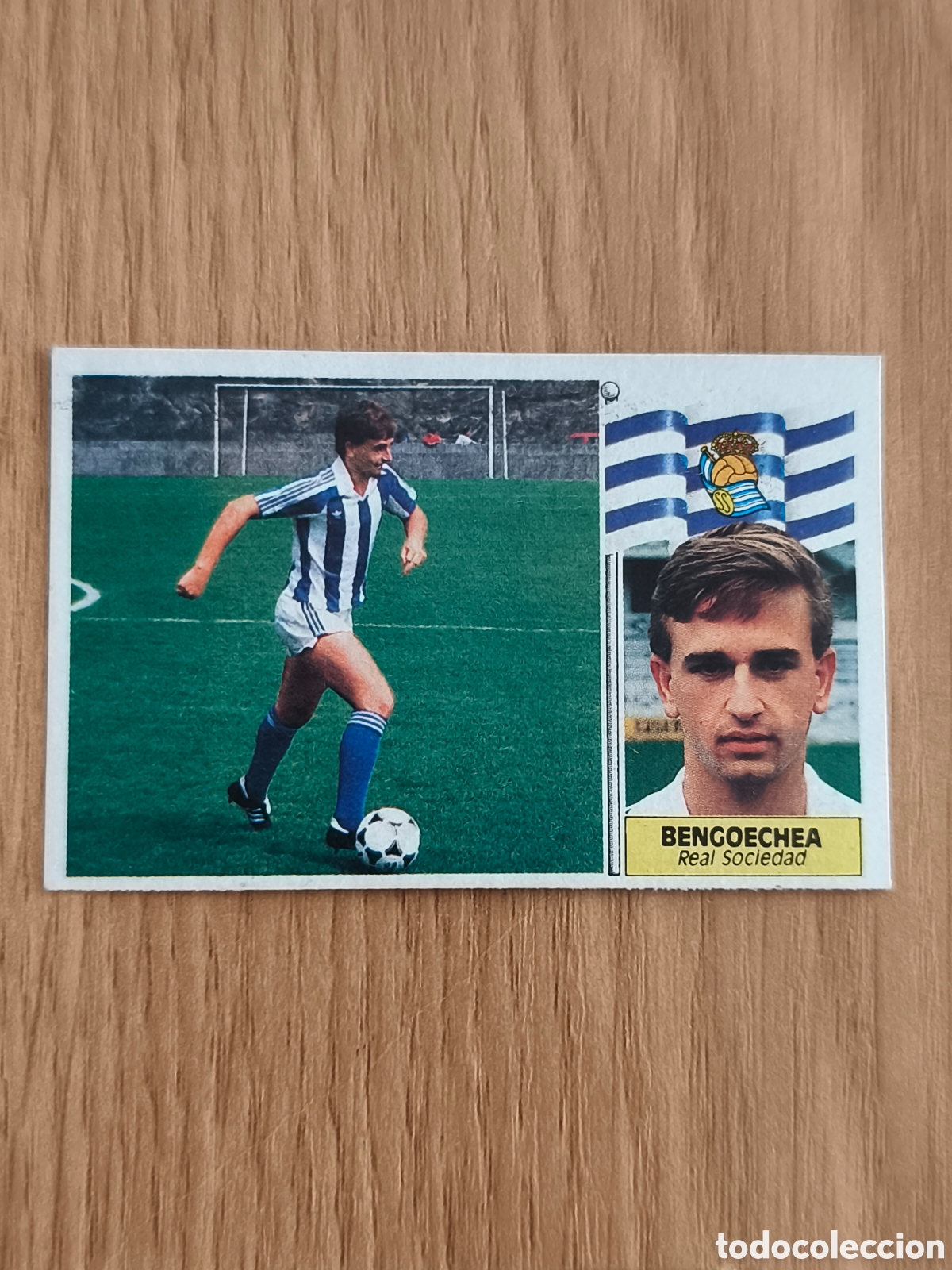 Cromos de f&uacute;tbol: Este liga 86/87 Bengoechea Coloca Real Sociedad Despegado