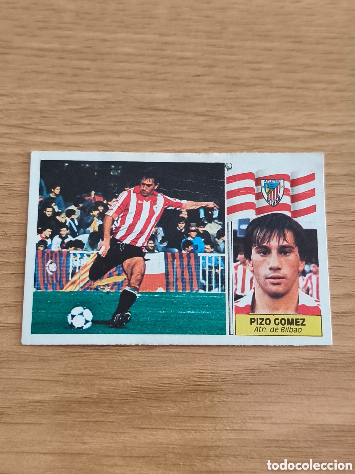 Cromos de f&uacute;tbol: Este liga 86/87 Pizo Gomez Coloca Ath Bilbao Despegado