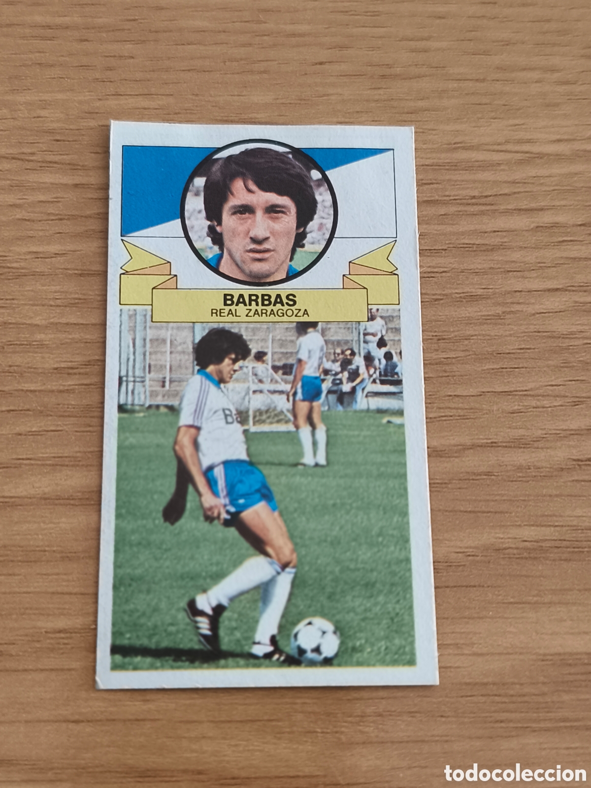 Cromos de f&uacute;tbol: Este liga 85/86 Barbas VERSI&Oacute;N DIF&Iacute;CIL Real Zaragoza Recuperado