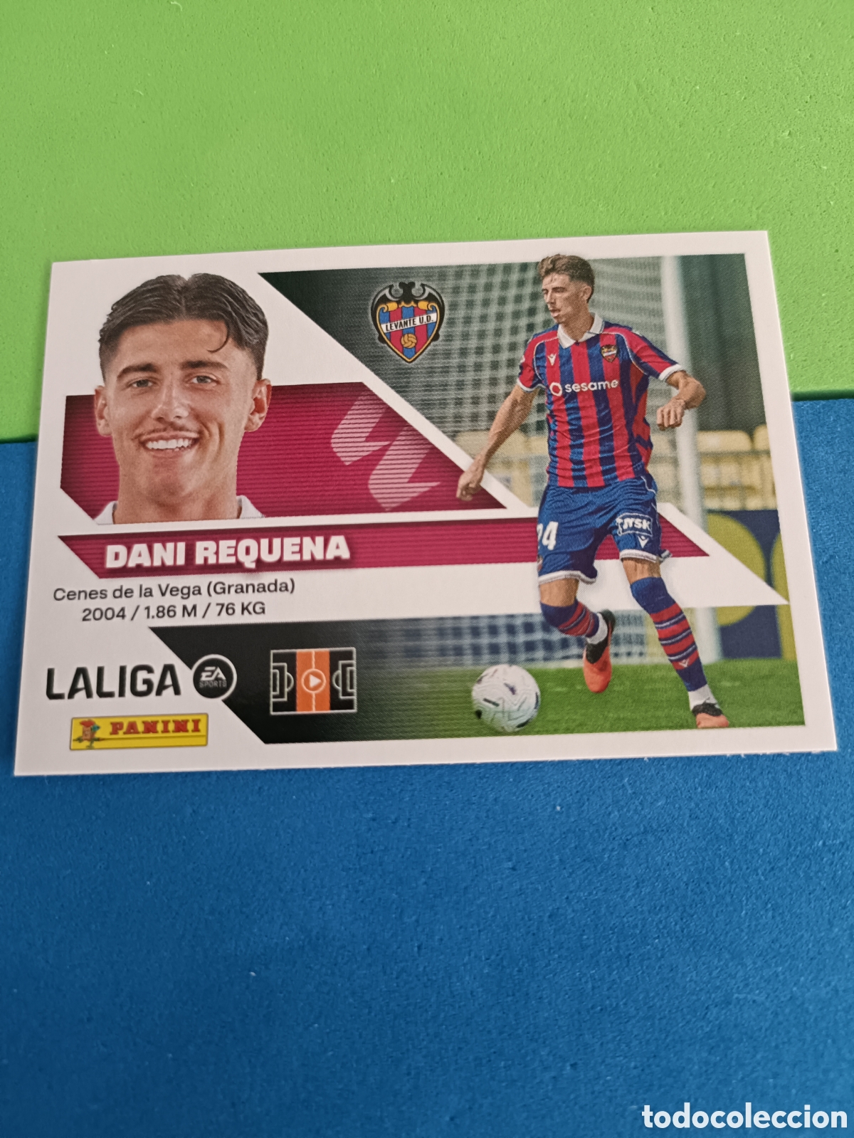 Cromos de f&uacute;tbol: Panini cromos stickers Liga este 2026 2027 26 27 - Levante 13 Dani Requena