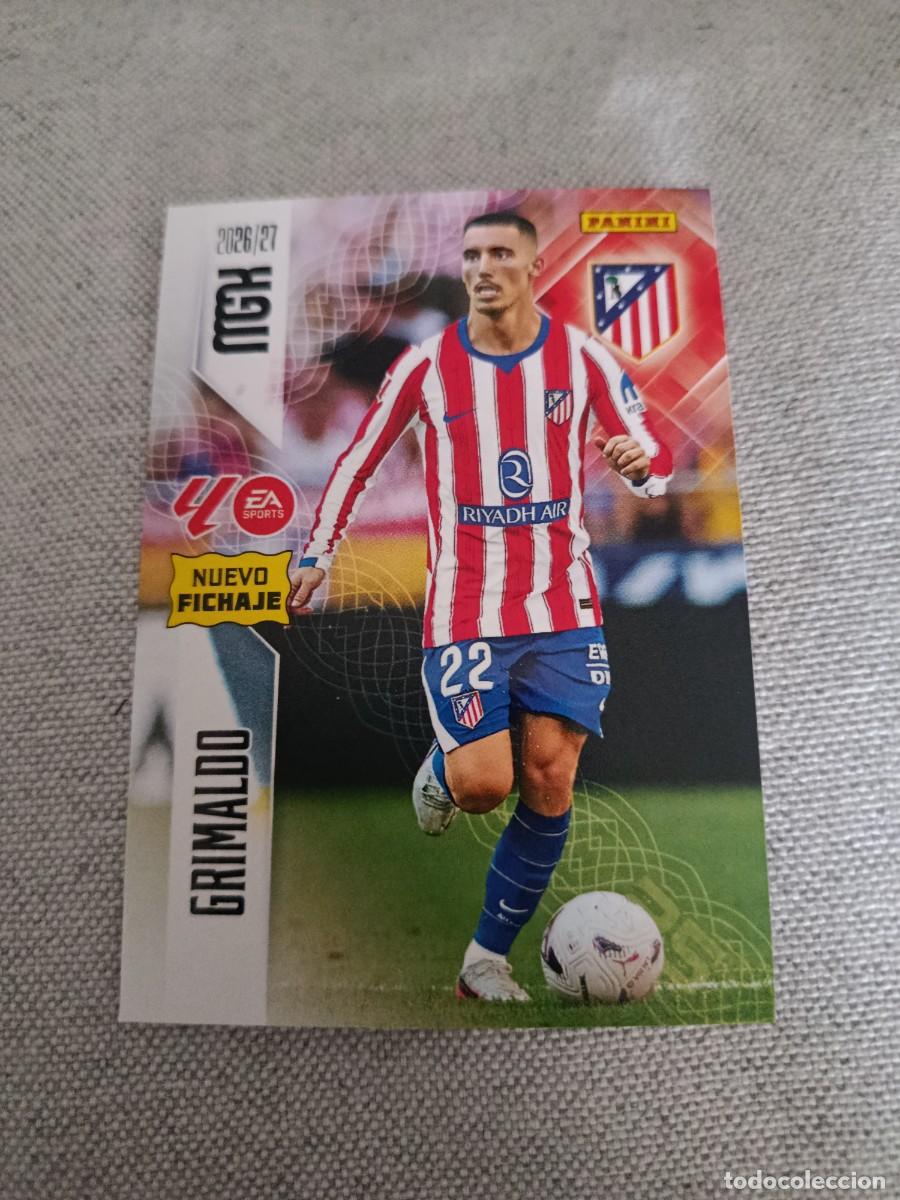 Figurine di Calcio: Megacracks 26/27. 459- Grimaldo. Atl&eacute;tico de Madrid. Nuevo fichaje.