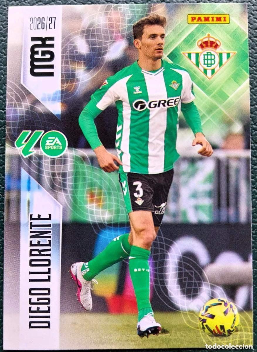 Figurine di Calcio: 96 DIEGO LLORENTE REAL BETIS FICHAS ALBUM MEGACRACKS 2026 2027 MGK 26 27