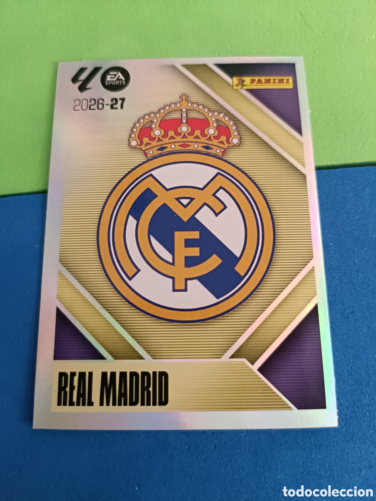 Figurine di Calcio: Panini cromos stickers Liga este 2026 2027 26 27 - Real Madrid 1 Escudo