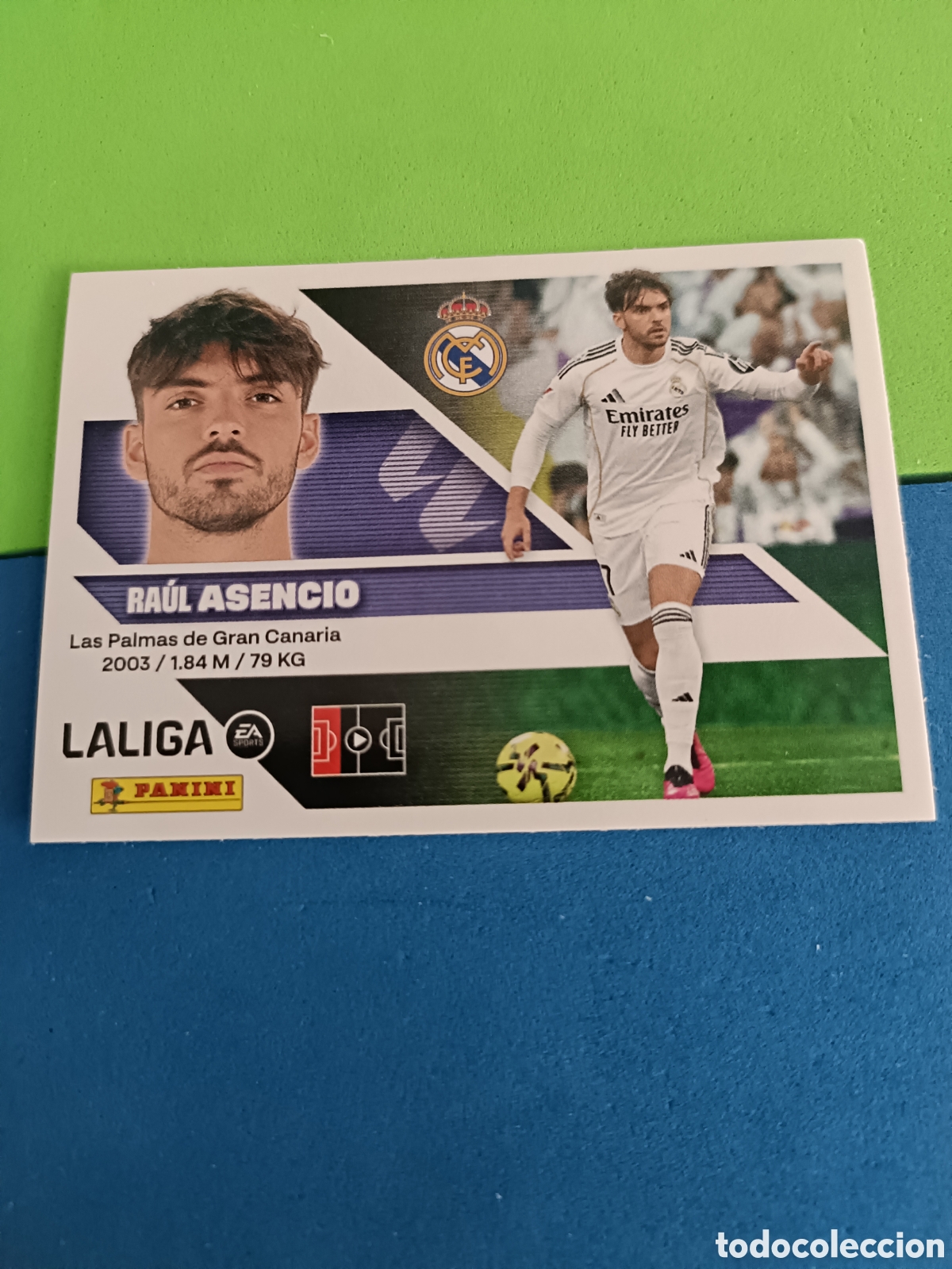 Figurine di Calcio: Panini cromos stickers Liga este 2026 2027 26 27 - Real Madrid 7 Asencio