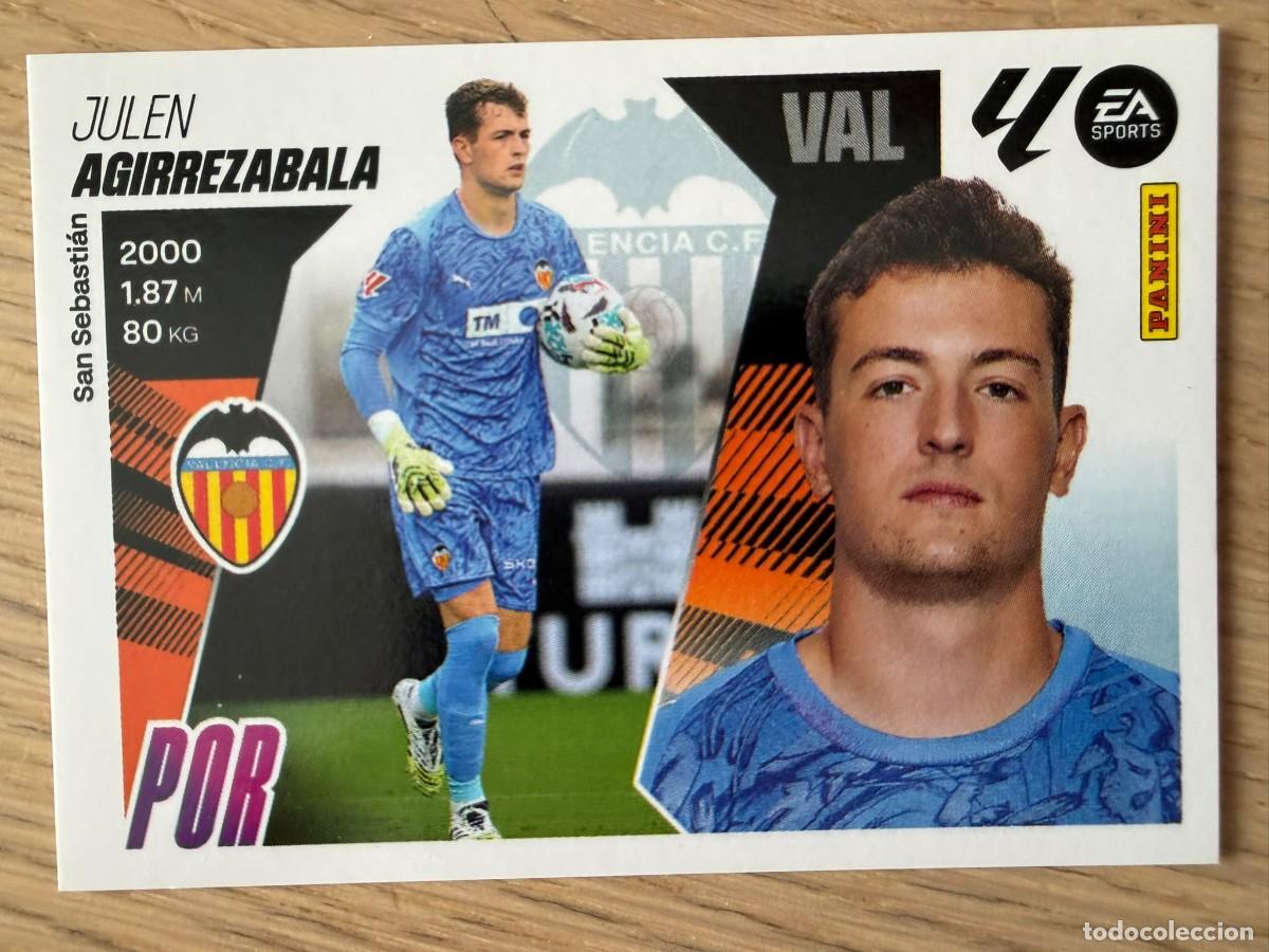 Figurine di Calcio: 4 AGIRREZABALA VALENCIA 25 26 2025 2026 LIGA EA SPORTS COLECCIONES ESTE SIN PEGAR STICKER