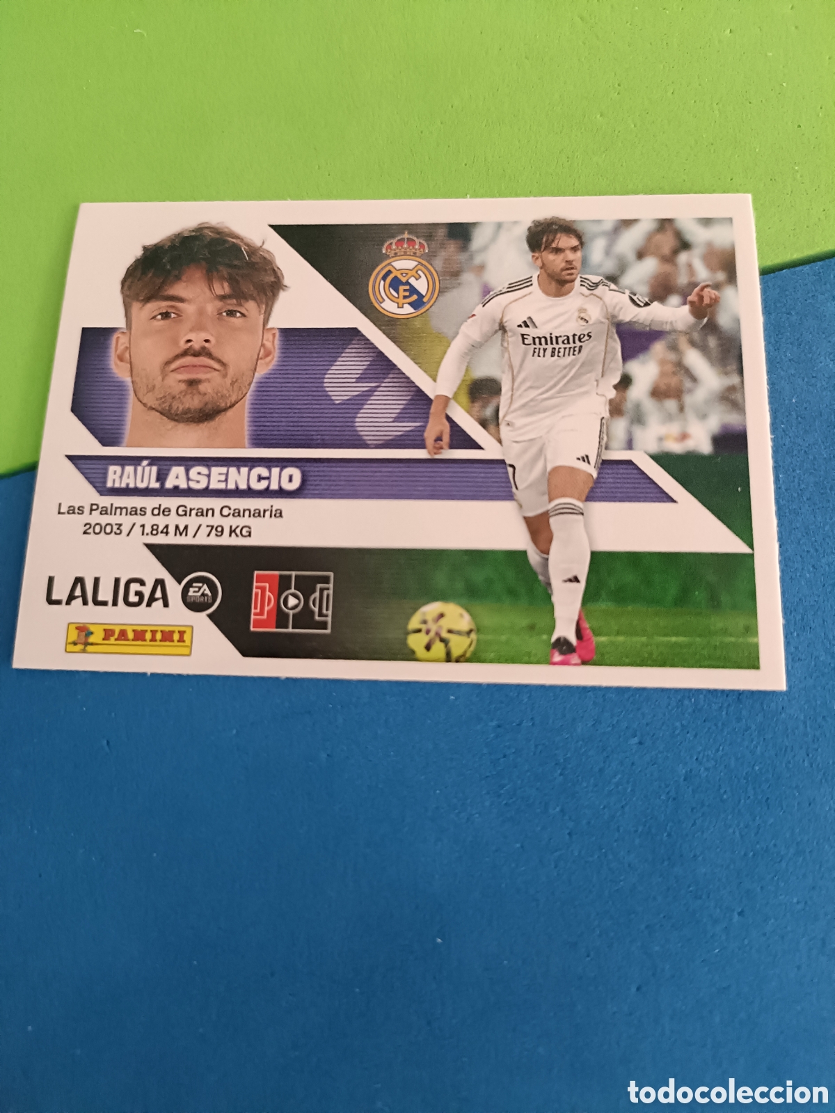 Figurine di Calcio: Panini cromos stickers Liga este 2026 2027 26 27 - Real Madrid 7 Asencio