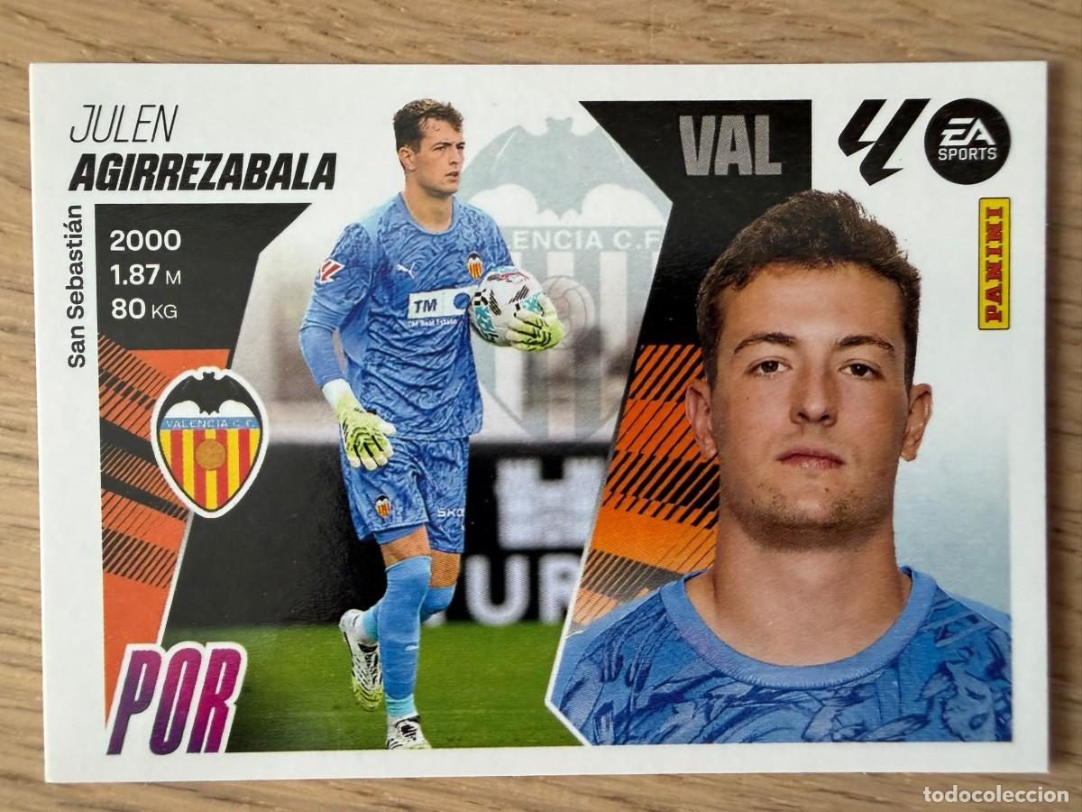 Figurine di Calcio: 4 AGIRREZABALA VALENCIA 25 26 2025 2026 LIGA EA SPORTS COLECCIONES ESTE SIN PEGAR STICKER