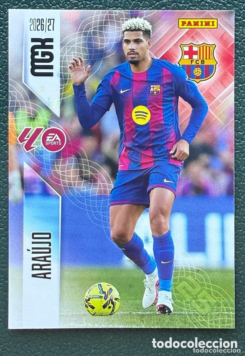 Figurine di Calcio: 80 ARAUJO FC BARCELONA FICHAS ALBUM MEGACRACKS 2026 2027 MGK 26 27