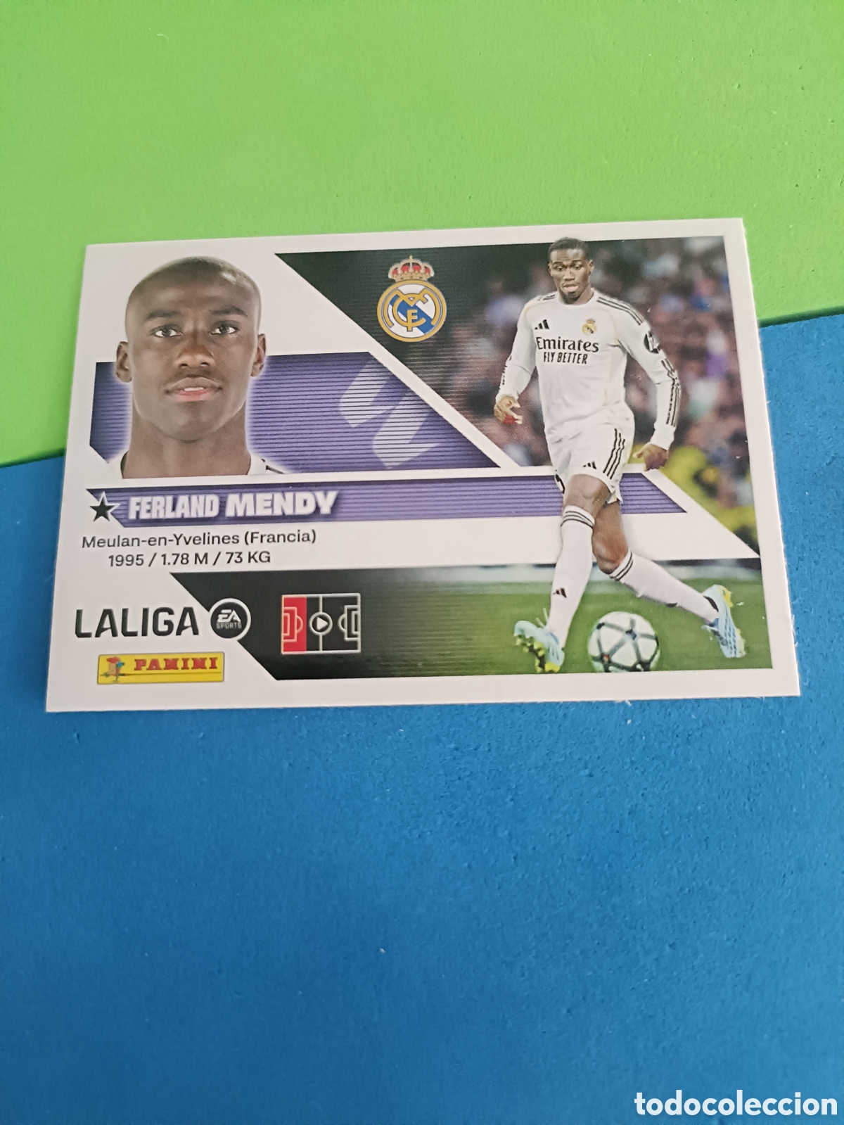 Cromos de f&uacute;tbol: Panini cromos stickers Liga este 2026 2027 26 27 - Real Madrid 10B Mendy