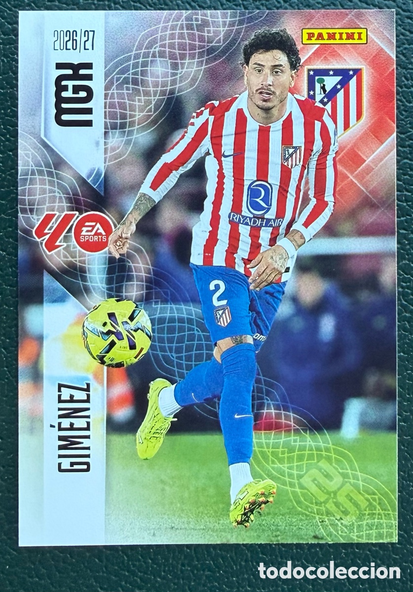 Cromos de f&uacute;tbol: 61 GIMENEZ ATLETICO DE MADRID FICHAS ALBUM MEGACRACKS 2026 2027 MGK 26 27