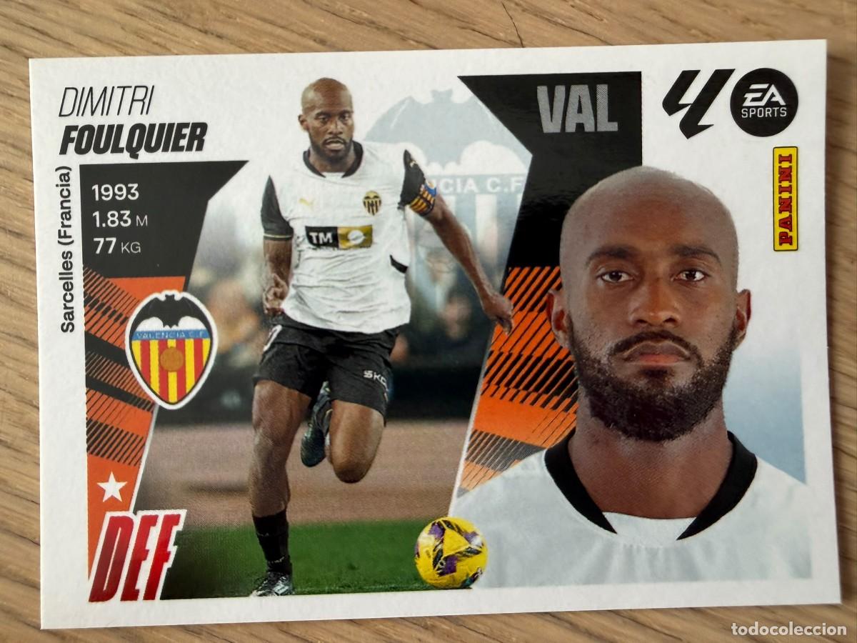 Cromos de f&uacute;tbol: 5B 5 B FOULQUIER VALENCIA 25 26 2025 2026 LIGA EA SPORTS COLECCIONES ESTE SIN PEGAR STICKER