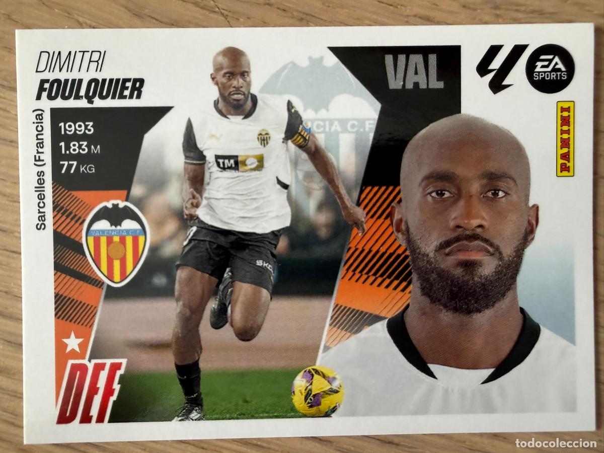 Cromos de f&uacute;tbol: 5B 5 B FOULQUIER VALENCIA 25 26 2025 2026 LIGA EA SPORTS COLECCIONES ESTE SIN PEGAR STICKER