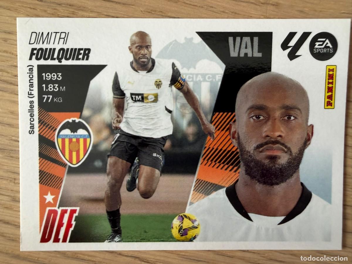 Cromos de f&uacute;tbol: 5B 5 B FOULQUIER VALENCIA 25 26 2025 2026 LIGA EA SPORTS COLECCIONES ESTE SIN PEGAR STICKER