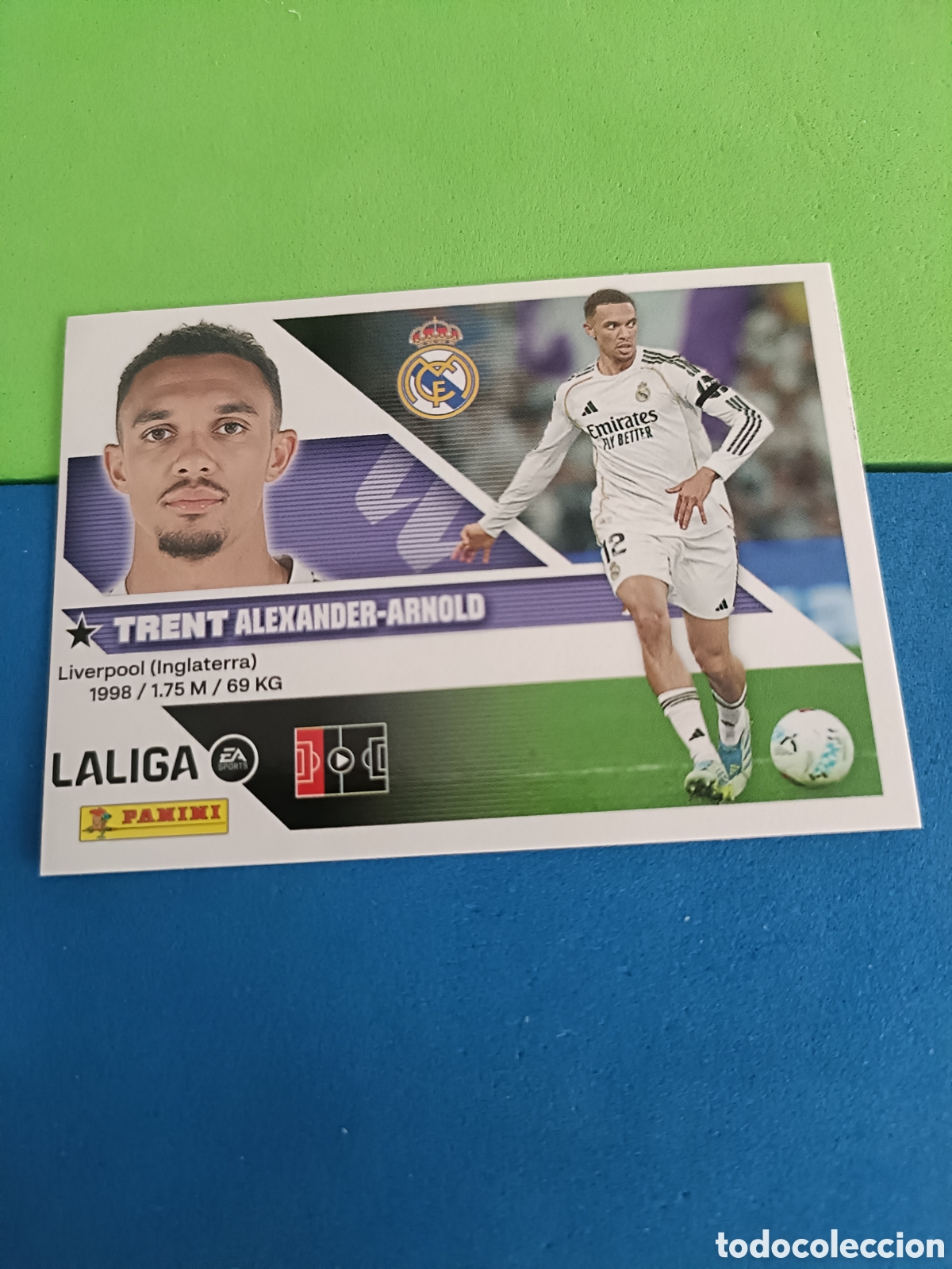 Cromos de f&uacute;tbol: Panini cromos stickers Liga este 2026 2027 26 27 - Real Madrid 5 Trent Alexander Arnold