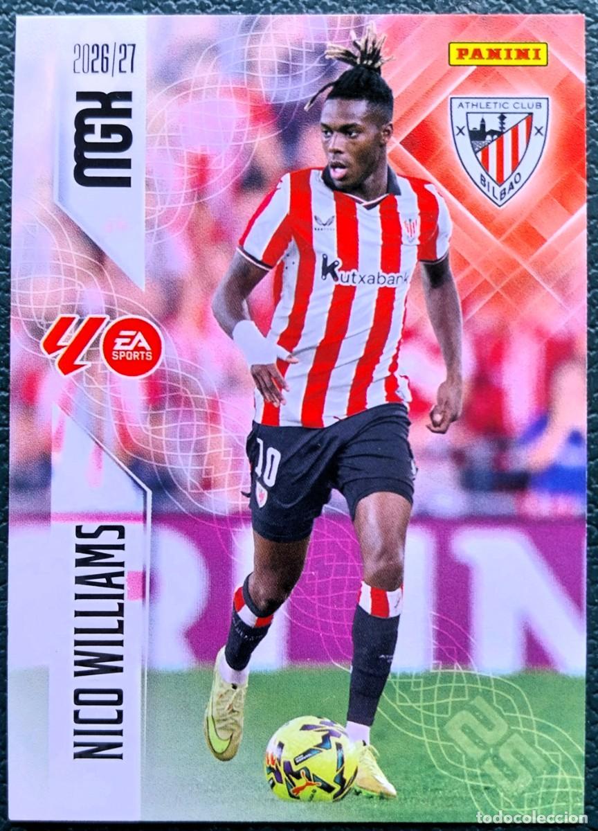 Cromos de f&uacute;tbol: 54 NICO WILLIAMS ATHLETIC DE BILBAO FICHAS ALBUM MEGACRACKS 2026 2027 MGK 26 27