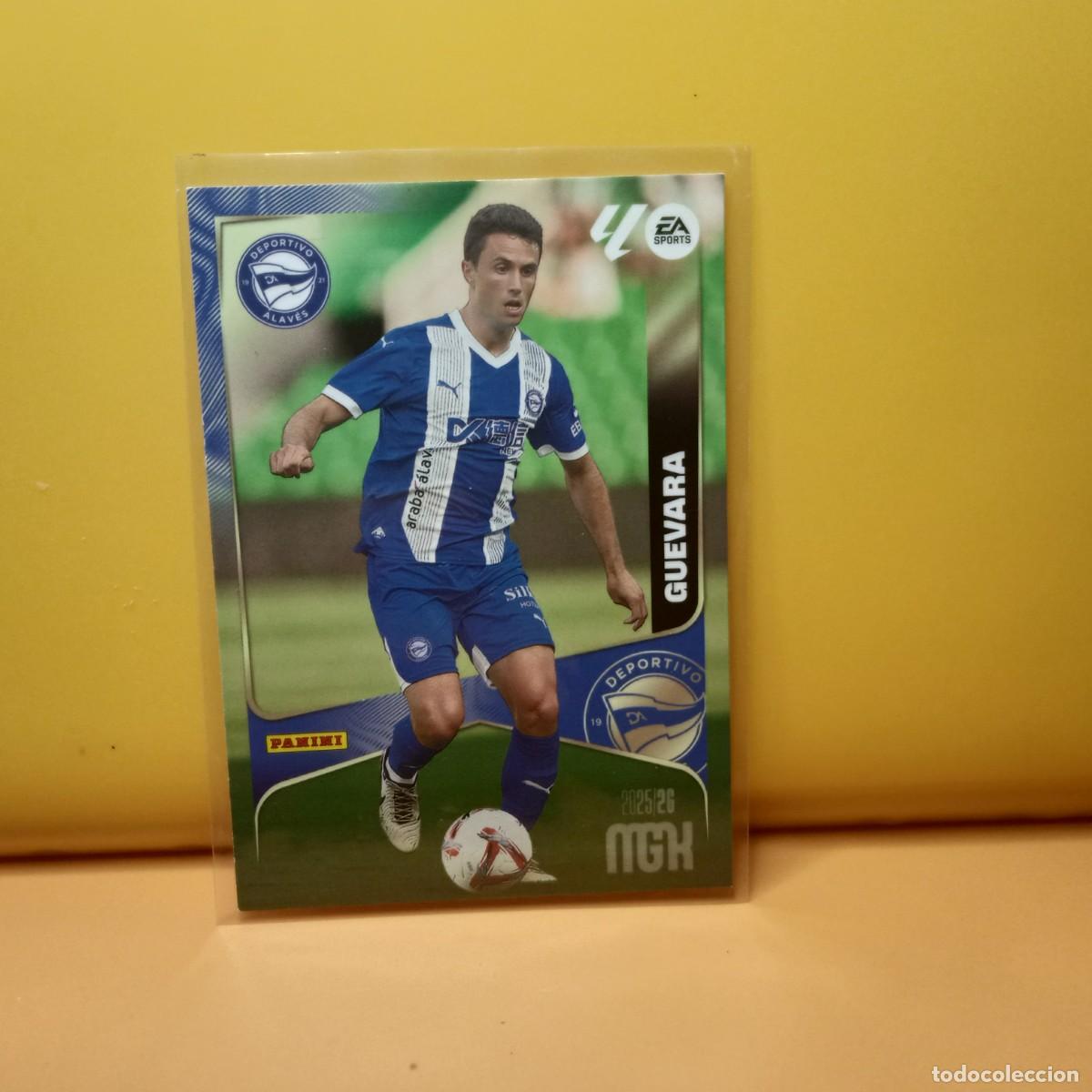 Cromos de f&uacute;tbol: MEGACRACKS 2025 2026 25 26 DEPORTIVO ALAV&Eacute;S GUEVARA 28