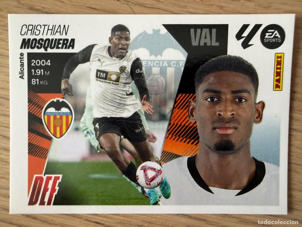 Cromos de f&uacute;tbol: 6 MOSQUERA VALENCIA 25 26 2025 2026 LIGA EA SPORTS COLECCIONES ESTE SIN PEGAR STICKER